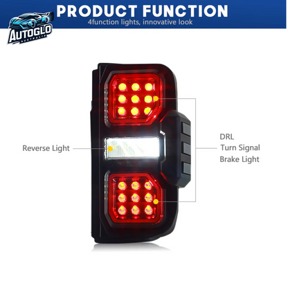 Autoglo Australia LED Tail Lights for Ford Bronco 6th Gen 2021–2024