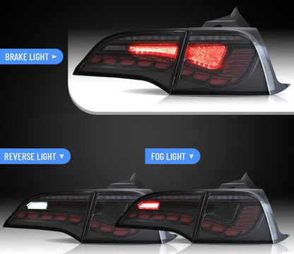 VLAND LED Tail Lights For 2017-2022 Tesla Model 3 & Y with Start-up Animation