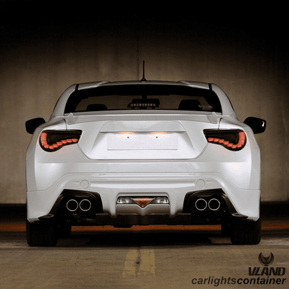 VLAND smoked dragon scale Tail Lights fit For 2012-20 Toyota 86 Subaru BRZ 13-21