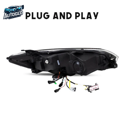 Autoglo Australia LED Headlights For Toyota Camry 2015-2017 DRL Start UP Animation