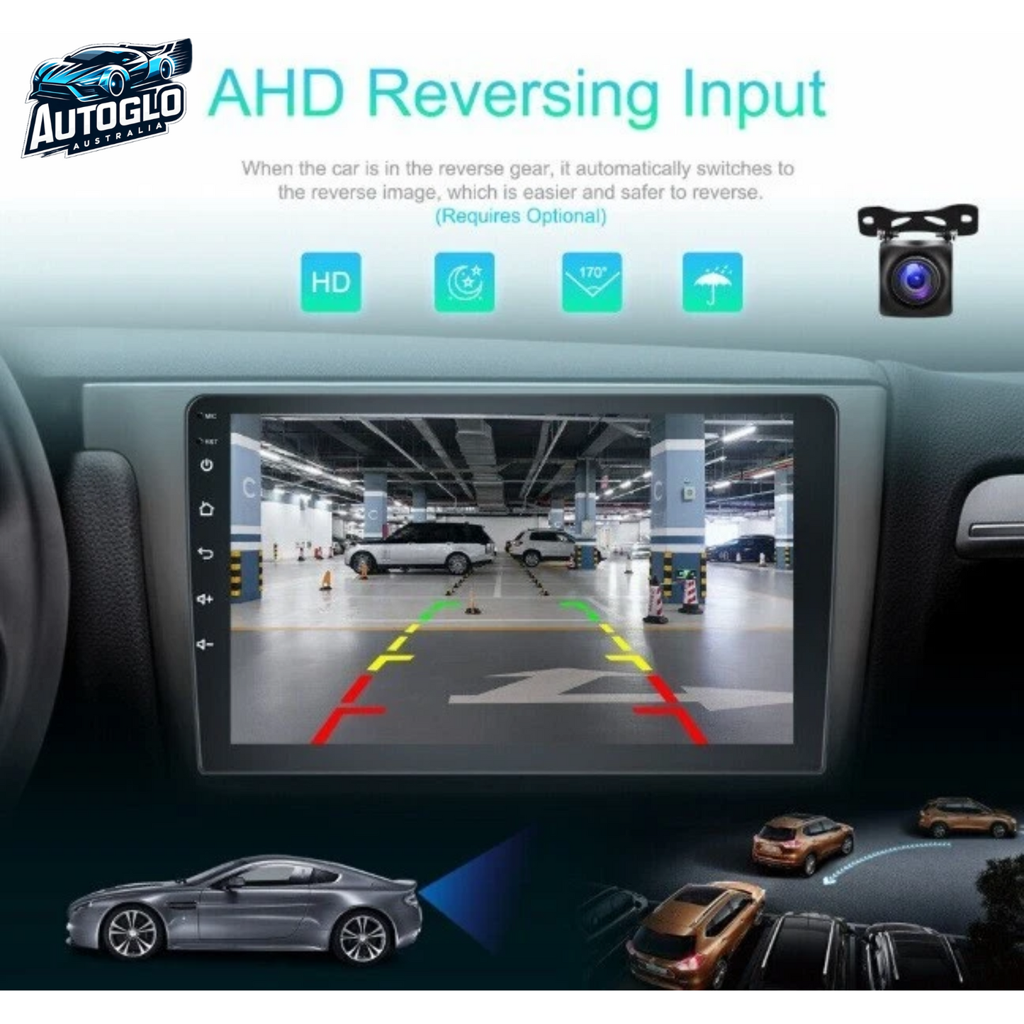 Autoglo Australia 9" Carplay Android GPS BT Stereo HD For Hyundai i30 GD (2012-2016) 2+32G
