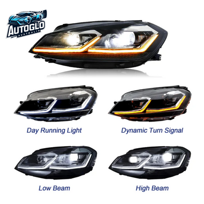Autoglo Australia For 2013-2018 VW MK7 Golf 7 Projector Headlights