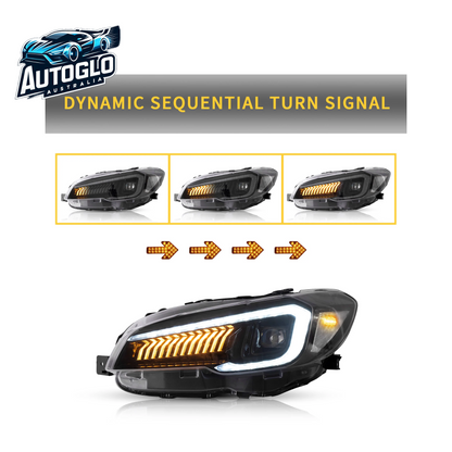 VLAND LED Projector Headlights For Subaru WRX 2015-2020 WRX STI 2015-2021
