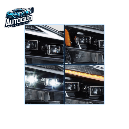 VLAND LED Projector Headlights For Lexus IS250/IS250C IS350/IS350C IS220d ISF 2006-2013 With Blue Breathing Animation