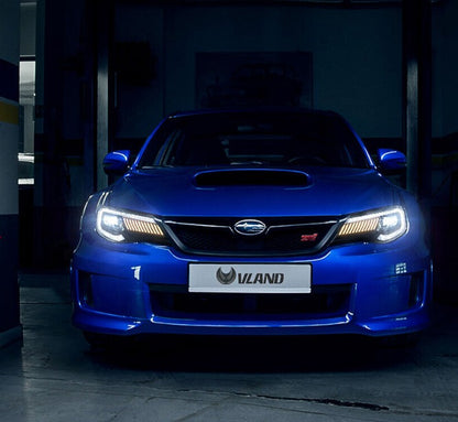 Full LED Headlights For 2008-2014 Subaru Impreza 2008-2014 Subaru WRX Front Lamp