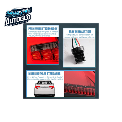 VLAND Full LED Tail Lights For 2012 2013 2014 Toyota Camry