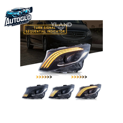 VLAND LED Headlights For 2016-2023 Mercedes Benz V-Class Metris/Vito W447