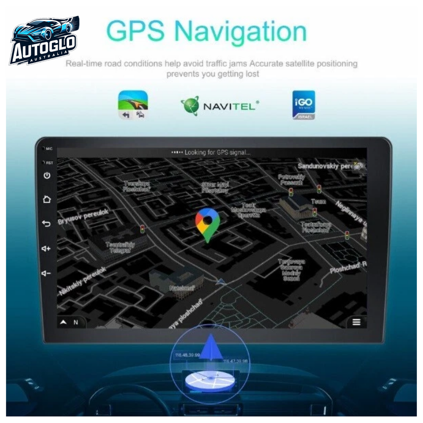 Autoglo Australia 10.1" Android Carplay BT GPS NAVI Stereo for MAZDA CX-5 (2012-16) 2GB+32GB