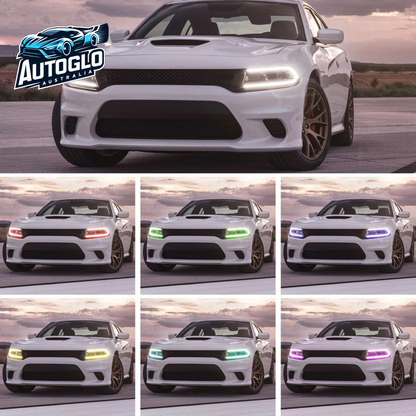 VLAND RGB Projector Headlights for Dodge Charger 2015-UP
