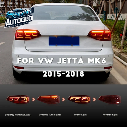 Autoglo Australia LED Taillights For VW Jetta MK6 2015-2018