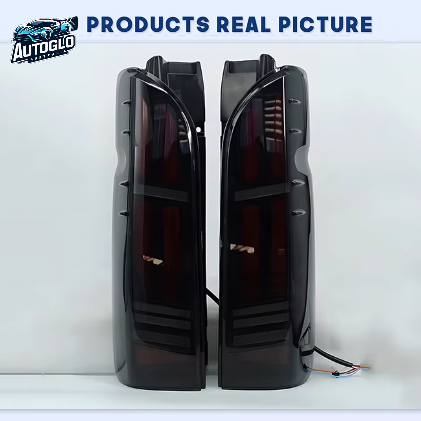 Autoglo Australia Toyota Hiace 2005–2018 LED Tail Lights Sequential Animation DRL