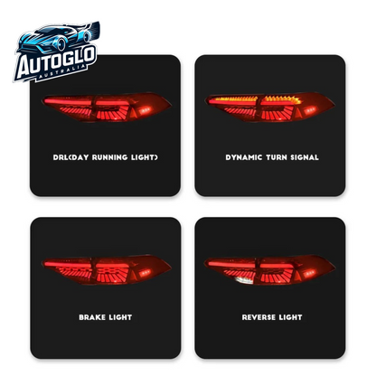 Autoglo Australia Tail Lights For Toyota Corolla 2020-2024 middel east version with Intermediate lamp