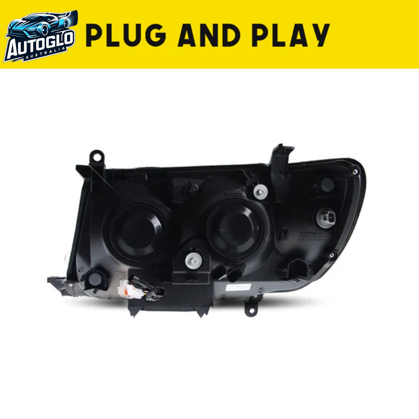 Autoglo Australia LED Headlights For Toyota Land Cruiser (J100) 1998-2007 Start UP Animation With Sequential Turn Signal