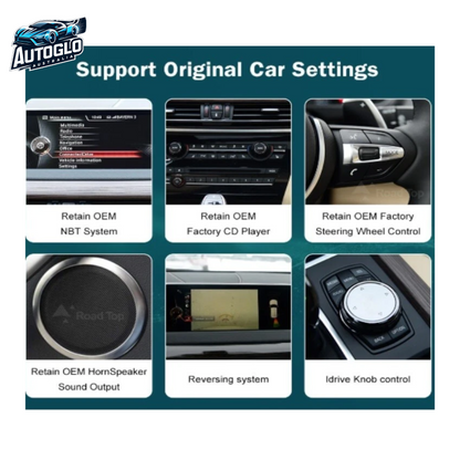 Autoglo Australia BMW E81 82 87 1 Series 12.3" XL FHD Carplay Android BT GPS 4G Auto Stereo