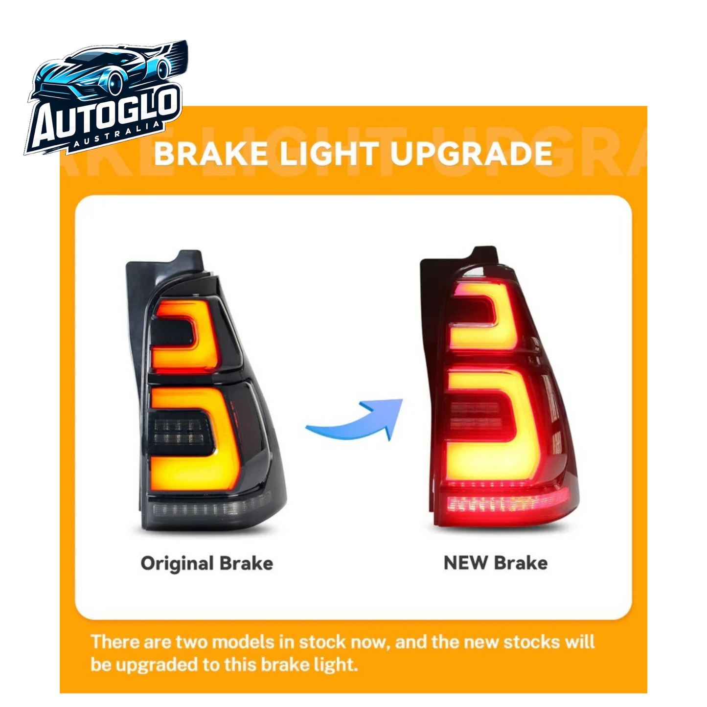 Autoglo Australia LED Tail Lights for Toyota 4Runner GEN 4 2003-2009 Start UP Animation New Brake