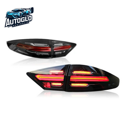 Autoglo Australia LED Tail Lights For Ford Fusion Mondeo 2013-2016 Dark Smoked Porsche Style 4PCS