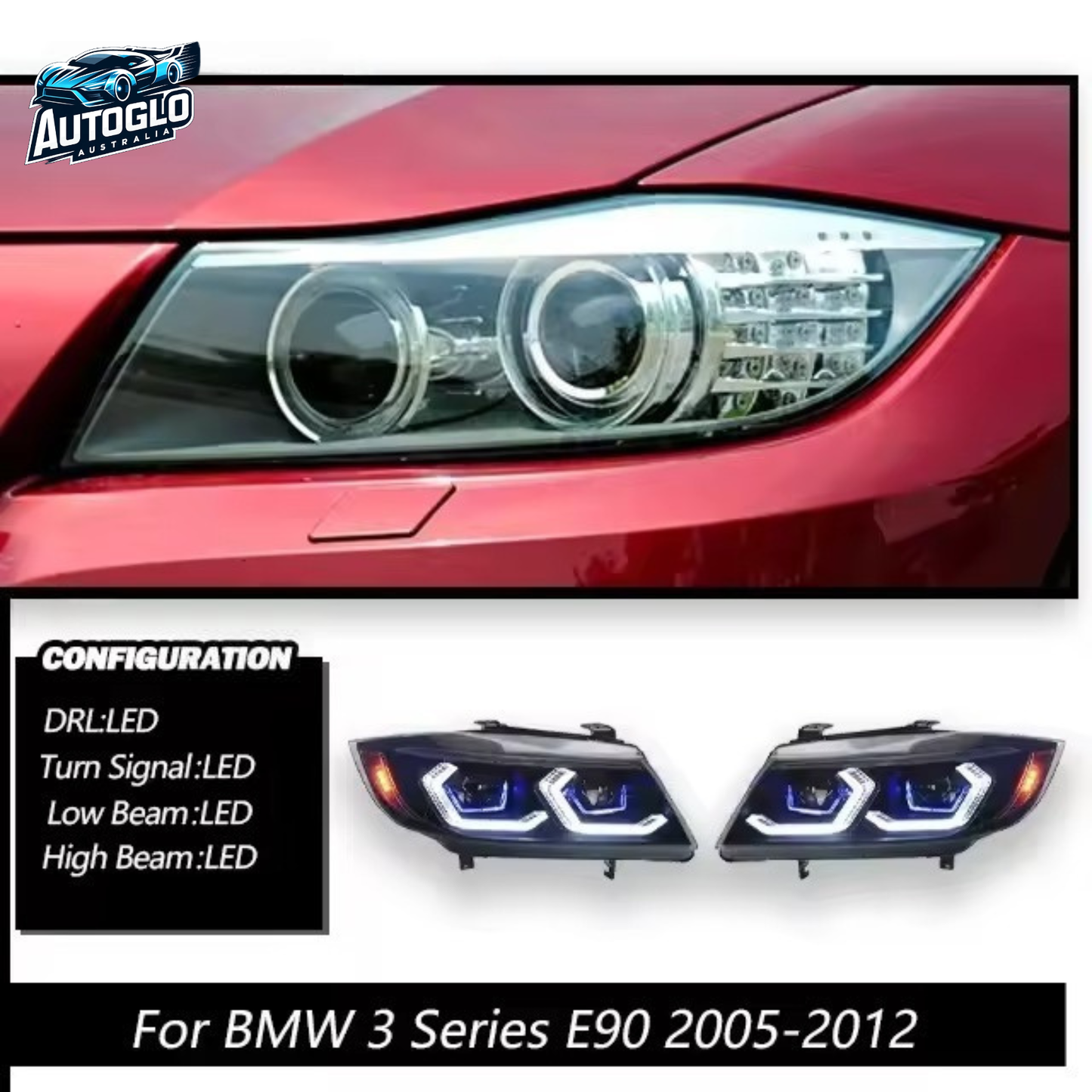 Autoglo Australia BMW 3 Series E90 Headlamp 2005–2012