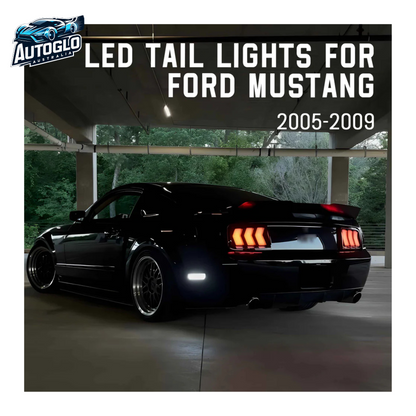 Autoglo Australia FULL LED Tail lights For Ford Mustang 2005-2009 Start UP Animation