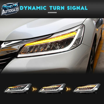 Autoglo Australia LED Headlights For 2013-2017 Honda Accord 9/9.5th