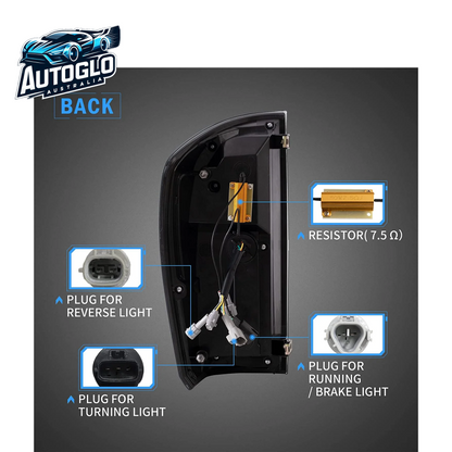 VLAND LED Headlights & Tail Lights Compatible With Toyota Tacoma 2016-2019
