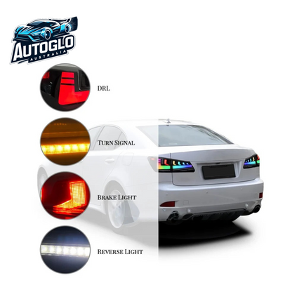Autoglo Australia LED RGB Tail Light For Lexus IS250 IS350 ISF 2006-2013