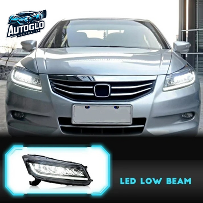 Autoglo Australia 2008-2012 FULL LED Headlights For Honda Accord DRL Start up Animation