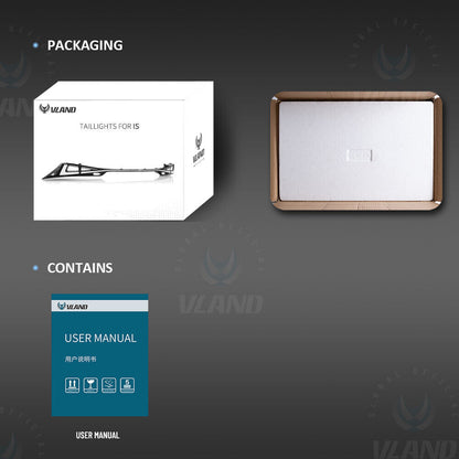 VLAND Red LED Tail Lights 2014-19 Lexus IS250 300h 350F Start Animation w/ sequential Indicators