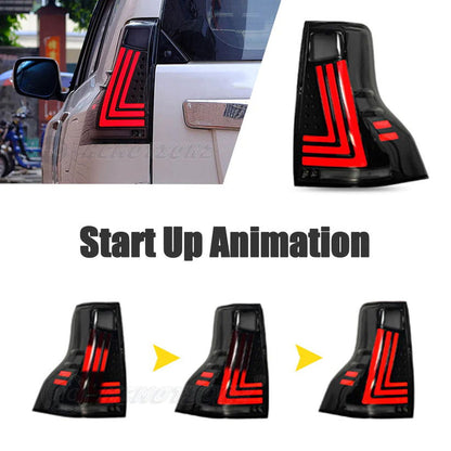 Autoglo Australia Smoked LED Taillights for 2010-2021 Toyota Prado V2 - Autoglo Australia