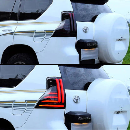 Autoglo Australia Smoked Taillights for 2010-2021 Toyota Prado V1 - Autoglo Australia
