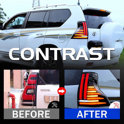 Autoglo Australia Smoked Taillights for 2010-2021 Toyota Prado V1 - Autoglo Australia