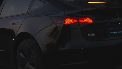 Autoglo Australia Smoked LED Tail Lights for 2017 -2023 Tesla Model 3 Y