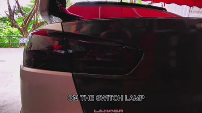 LED Red Lens Tail Lights for Mitsubishi Lancer 08-17 EVO X with Start Up Animation
