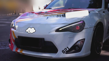 Autoglo Australia LED RGB Cellular Headlights For Subaru BRZ 2012-2021 Toyota 86