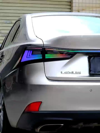 RGB LED Taillights for Lexus IS250 300h 350 F (2014-2020) - Full LED Assembly with Sequential Indicators