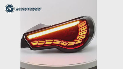Autoglo Australia Rear Lamps For Toyota 86 2012-2021 Start UP Animation DRL BRZ FT86 GT86 Scion FR-S LED Tail Lights