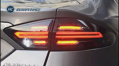 Autoglo Australia LED Tail Lights For Ford Fusion Mondeo 2013-2016 Dark Smoked Porsche Style 4PCS