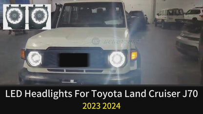 Autoglo Australia Toyota Land Cruiser LED Headlights AX (fourth facelift) 2023 2024 DRL Start UP Animation