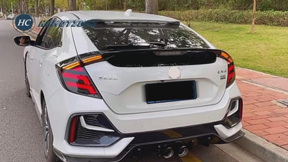 Autoglo Australia Taillights For Honda Civic Hatchback 2017-2020 hatchback Clear&Smoke