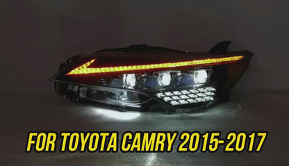 Autoglo Australia LED Headlights For Toyota Camry 2015-2017 DRL Start UP Animation